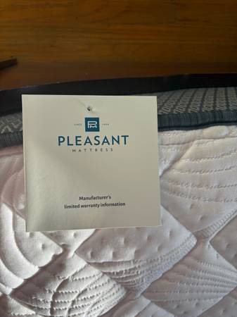 Sleigh bed with new Pleasant Mattress 1