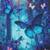 2 completed diamond painting canvases Butterfly Night & Ocean Goddess 3 thumbnail