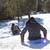 Slippery Racer Downhill Xtreme Adults and Kids Toboggan Snow Sled, Blue 9 thumbnail