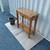 Nice decorative wooden hallway table or reclining chair table very clean like ne 5 thumbnail
