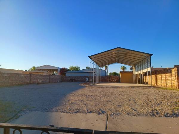 $650 COBERTURA PARA RV EN LOTE DOBLE GRANDE (Yuma Foothills)64214141480323122