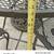 Woodard wrought iron Canterbury 6 piece patio set 15 thumbnail