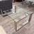 Glass & Chrome Modern Coffee Table 1 thumbnail