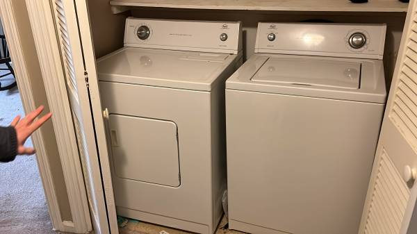 Wanted - washer & dryer (will pick up free) 1