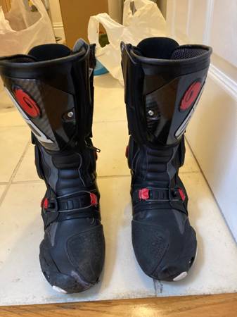 Sedici Motorcycle Racing Boots Size 7.5 1