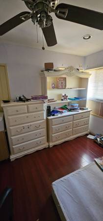 2 DRESSERS (ONE WITH HUTCH) 1