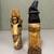 2 ornament from Bali in bone, beautifully detailed. [one with a knife, 5 thumbnail