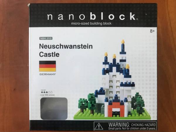 Neuschwanstein Castle Nanoblock Miniature Building Blocks  550+ Pieces 1