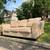 free couch light tan 3 cushions 2 thumbnail