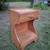 SOLID, Unique-style Side / End Tables - see photos for dimensions. Each $40; 2 f 1 thumbnail