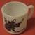 *** LARKSPUR FLOWER JULY BIRTHDAY COFFEE MUG - MILK GLASS - Nice! 3 thumbnail