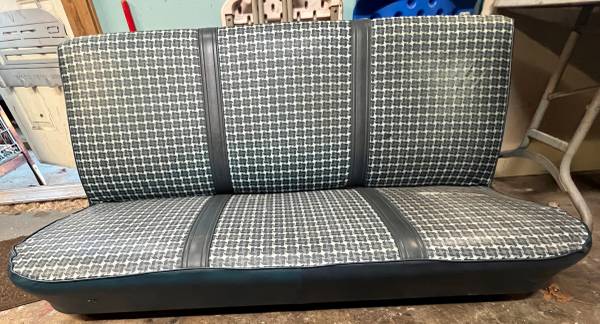 1980 Chevy Original Blue Truck Seat 1