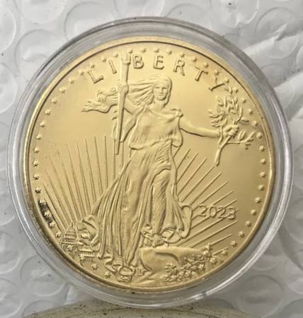 American Eagle walk Liberty 2023 Gold Coin Replica 1