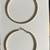 Pair of Large 2 Inch Twisted Rope Gold Hoop Earrings 2 thumbnail