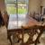 Antique kitchen table and chair set 4 thumbnail