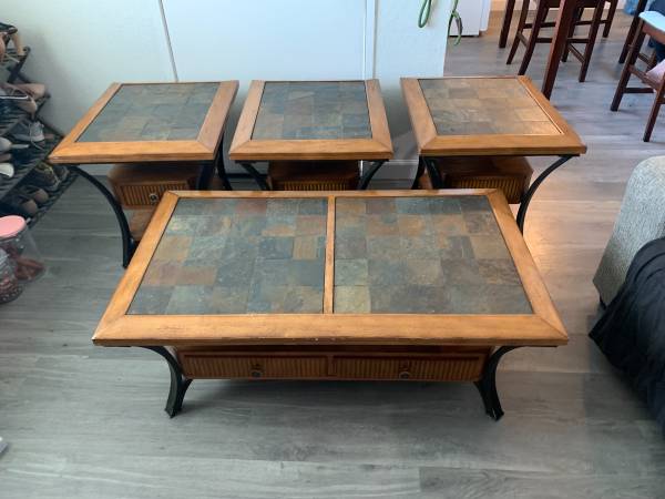 Somerton 11873 Rectangular Tables Set Of (4)11873c Somerton Furniture 1