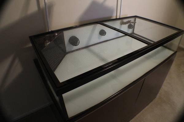 MODIFIED and Drilled Zoo Med Low Boy Frag Tank 1