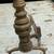 Vintage Solid Brass Andirons Chippendale Style Sheffield? Fireplace 6 thumbnail
