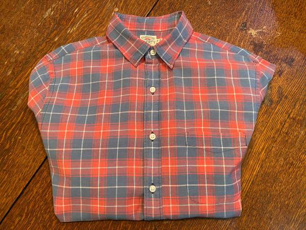 Faherty Mens M Cotton Plaid Long Sleeve Shirt 1
