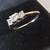 Triple Brilliant Diamond Ring; 18k Gold 1 thumbnail