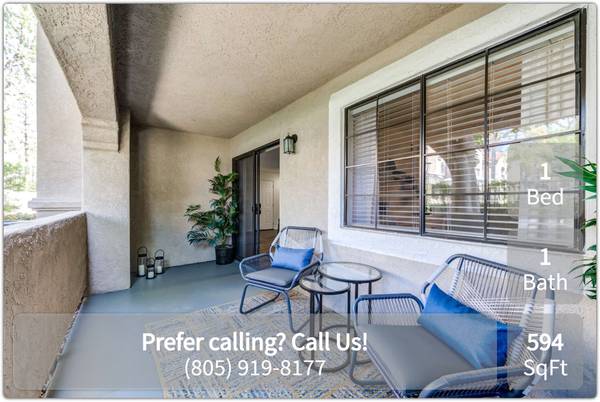 $2,405 / 1br - 594ft2 - Spacious 1 Bed, 1 Bath. 594 SqFt! Wonderful community! Visit today! (Simi Valley)63800304888193121