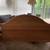 Solid oak full size bed frame 2 thumbnail