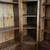 3-Piece Rustic Wood Corner Bookcase & Display Cabinet 2 thumbnail