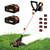 New 20V 12" Cordless String Trimmer, Electric Weed Wacker & Edger 1 thumbnail