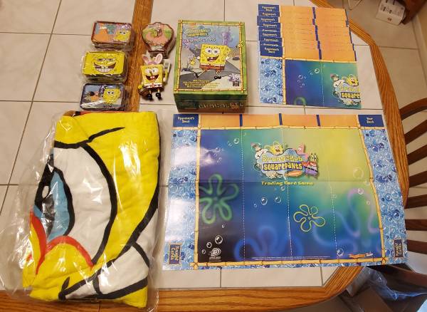 (17) SpongeBob SquarePants Beach Towel Nickelodeon Mini Lunchbox, 10 G 1