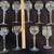 9 BEAUTIFUL ANTIQUE GERMAN HEAVY CUT LEADED CRYSTAL  GOBLETS 1 thumbnail