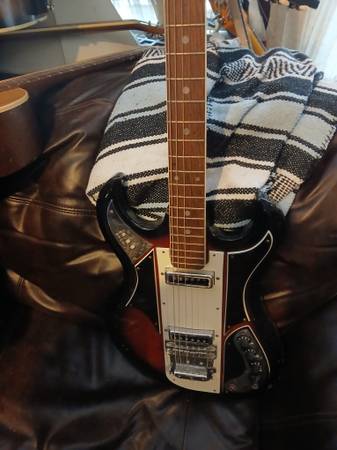 1965 Apollo Burns Bison Deluxe Electric Guitar Model 2235 1