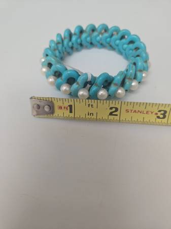***Turquoise Flower/FWP bracelet *REDUCED 1