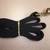 Used Black Nylon Dog Leash ~3' Long/1" Wide Strap with metal bolt snap 3 thumbnail