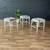 Set of 3 Mid-Century Modern Faux Bamboo Outdoor Stools, c.1960’s 3 thumbnail