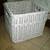 BASKET White Wicker Gift Storage Sewing Laundry Arts Crafts Storage 3 thumbnail