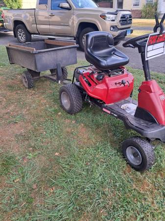 troy built mower   for towing 1