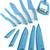 *New* Blue Safe-T-Grip 11pc Kitchen Knife Set 1 thumbnail