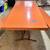MCM  Metal 95”Picnic Table w/ 2 Benches Folding 3 thumbnail