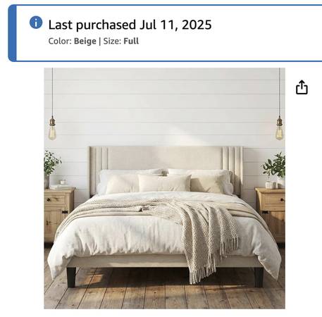 Full Size Bed Frame 1