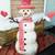 LIGHT UP SNOWMAN Lawn Porch Christmas Decoration Red Hat Cosco Store 1 thumbnail