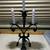 Unique Black Wrought Iron Candle Holder 2 thumbnail
