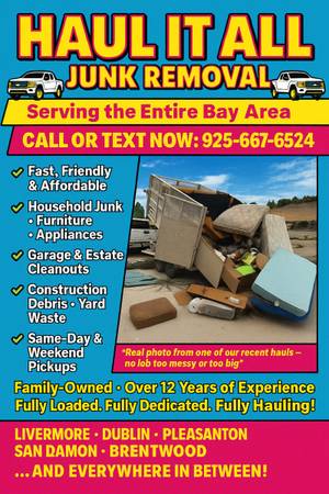 Hauling Junk Removal demolition services at affordable rates ✅ call/text 1