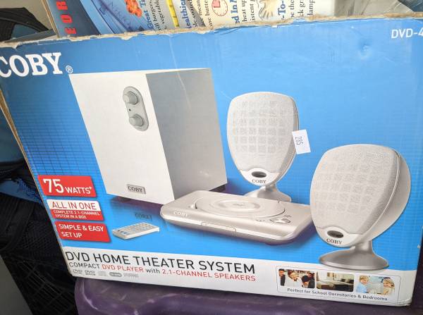 Coby DVD home theater system 1