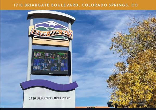 $2,400 / 648ft2 - Chapel Hills Mall For Lease (Colorado Springs)63658230348801120