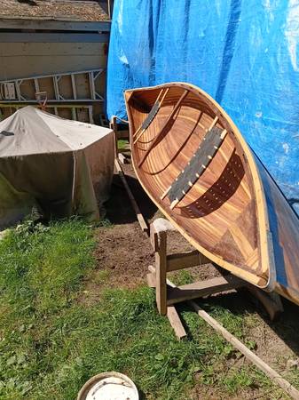 Cedar strip canoe 1
