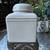 Kitchen CANISTER SET~Ivory Stoneware Ceramic~SquareMetal base~LuxeHome 2 thumbnail
