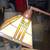 Beautiful Stain Glass Shade Bronze Architect Desk Table Lamp Light 2 thumbnail