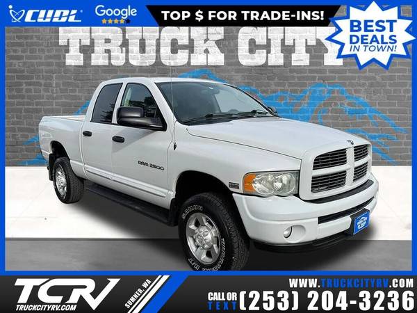 2004 Dodge Ram 2500 Laramie Quad Cab - $16,999 (Sumner, WA)63473531471491120