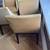 West Elm dining chairs - set of 5 - golden tan, leather 3 thumbnail
