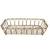 Vintage Painted Wrought Iron Basket 16"x10 1/4"x 3 1/2" 3 thumbnail